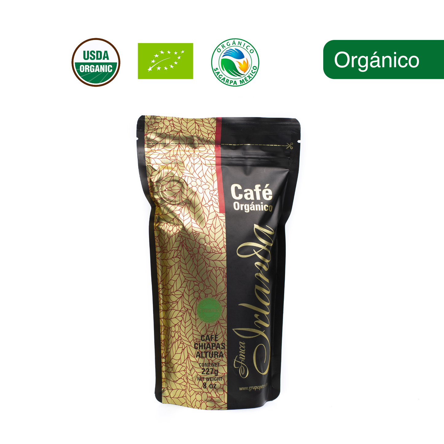 Café Orgánico Finca Irlanda 227g.