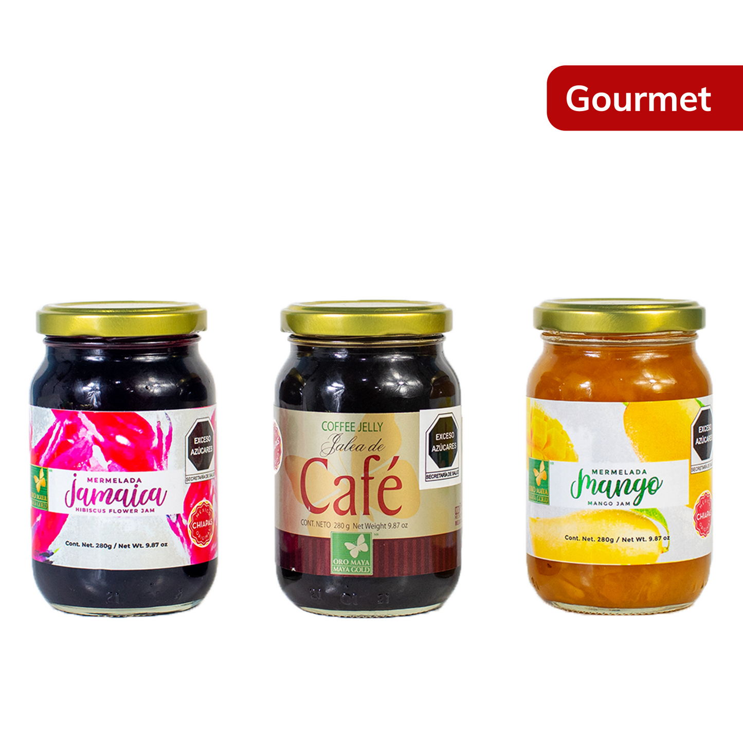 Kit de Mermeladas Oro Maya 280G.