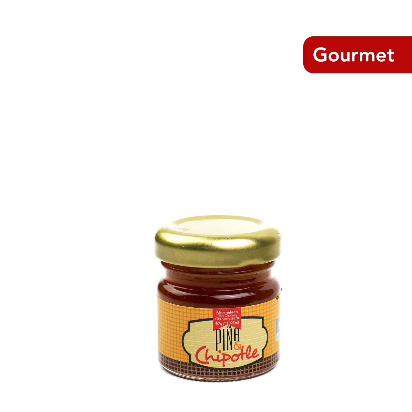 Mermelada de Piña con Chipotle Oro Maya 30G.