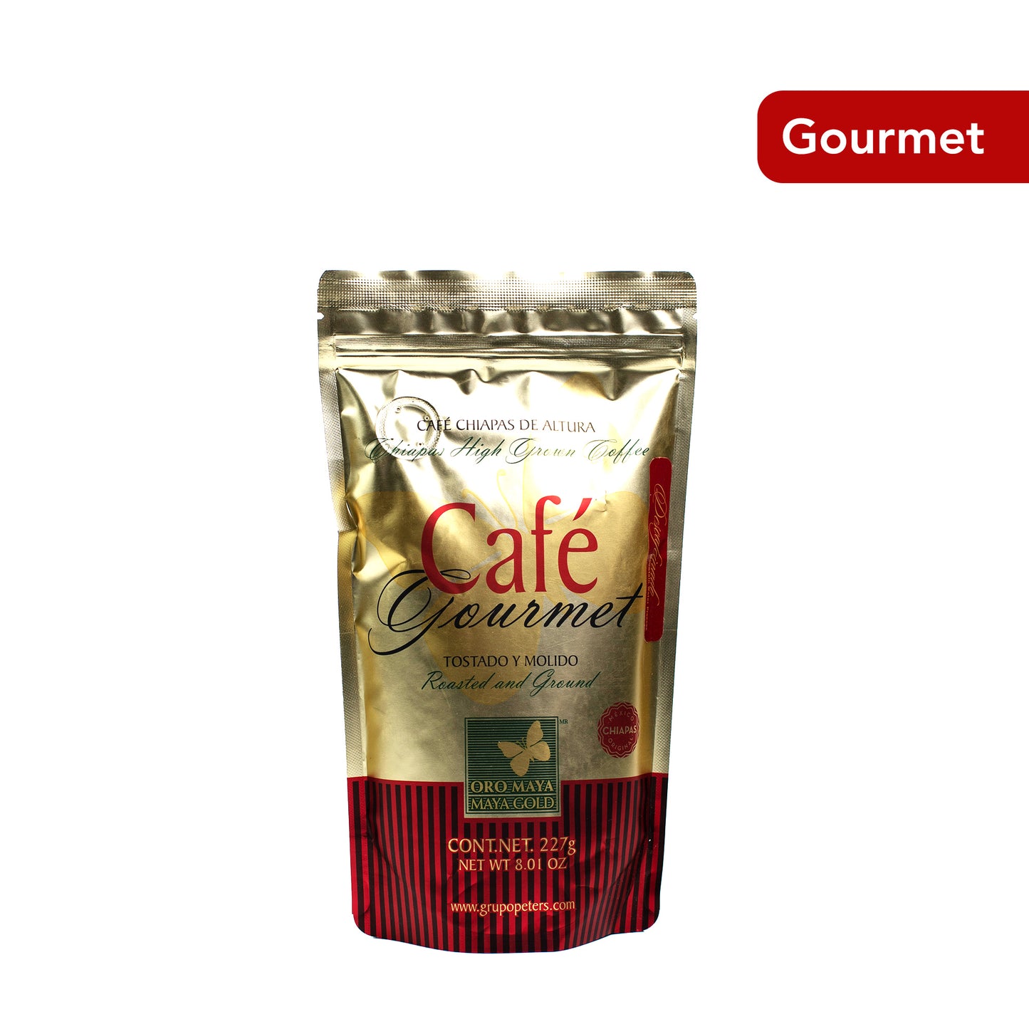 Café Gourmet Oro Maya 227G. - Descafeinado
