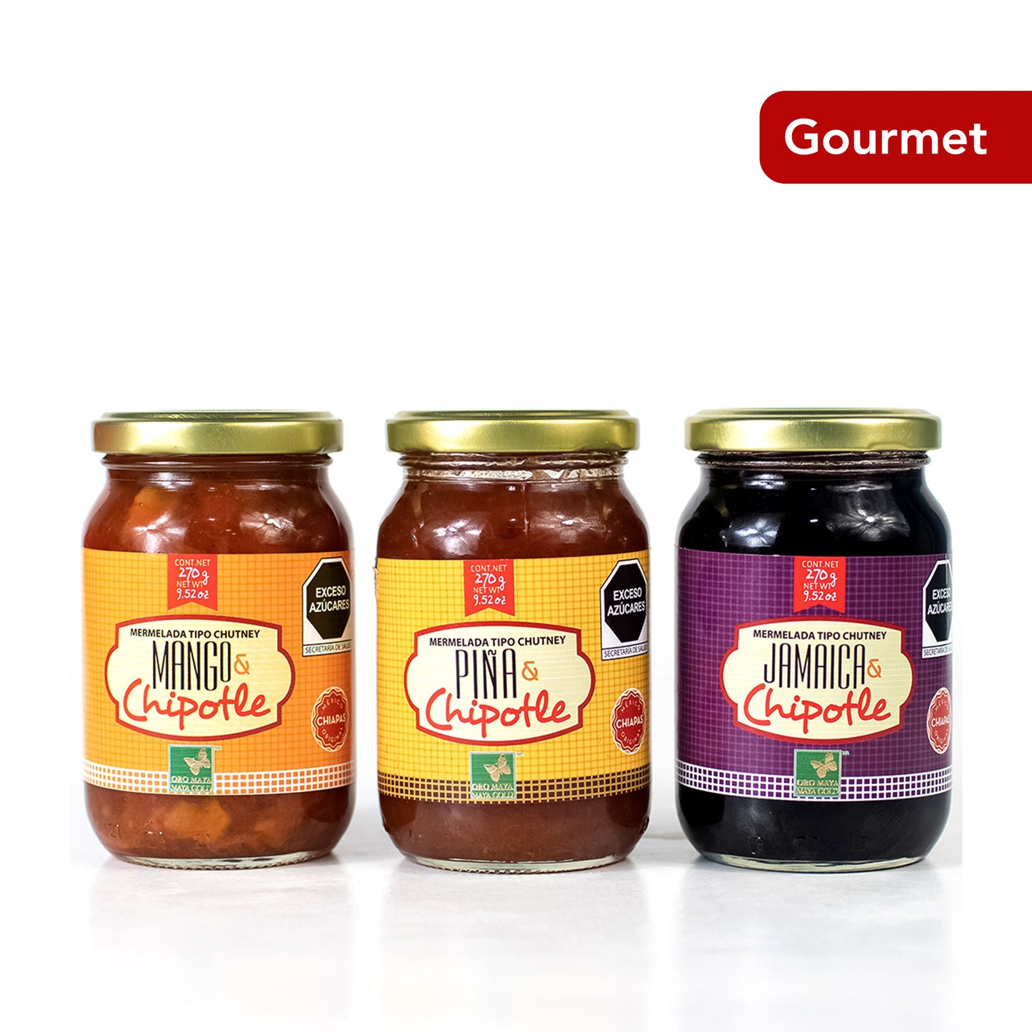 Kit de Mermeladas con Chipotle Oro Maya 270G