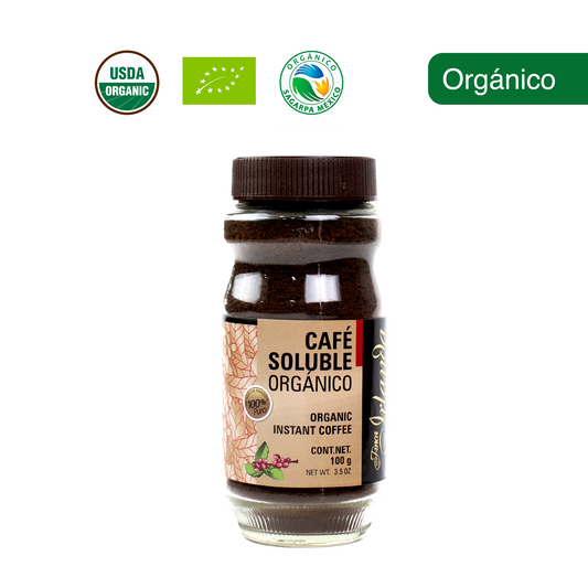 Café Soluble Orgánico Finca Irlanda 100G.