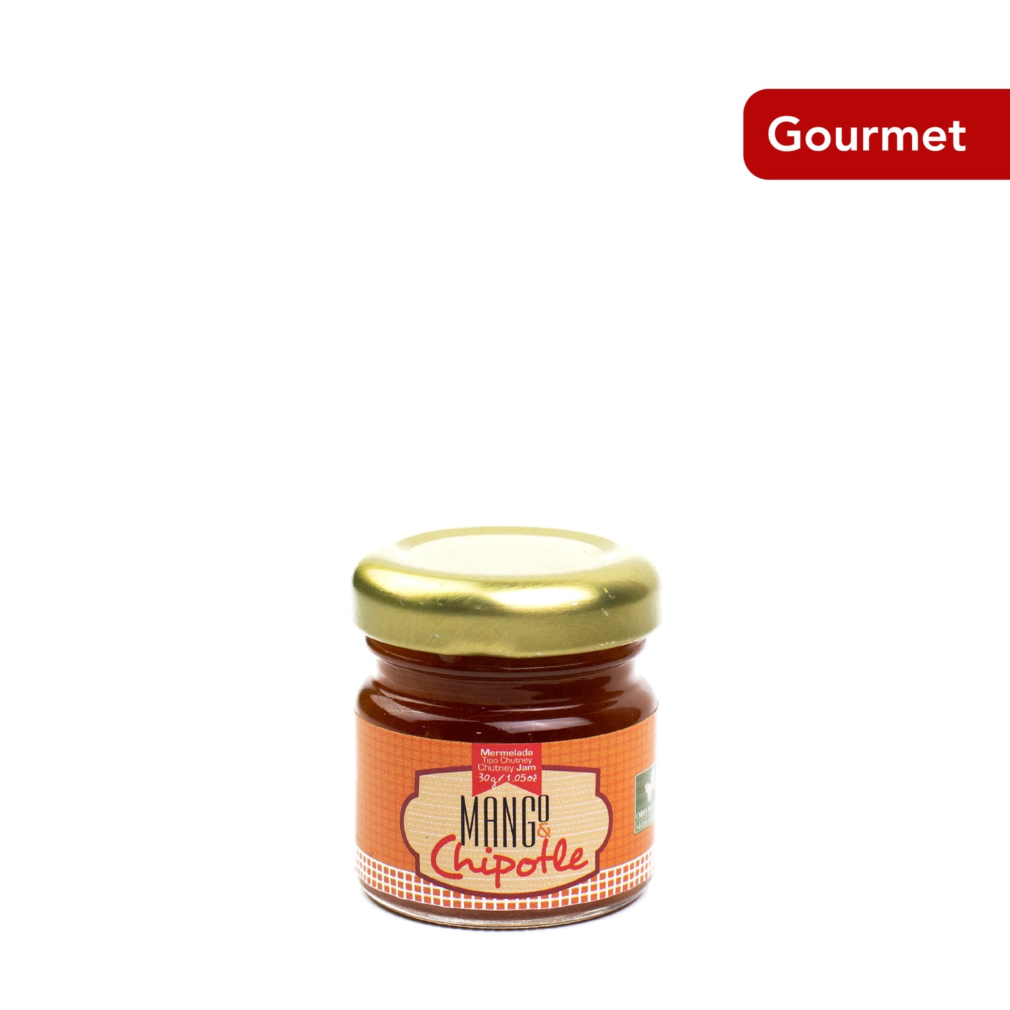 Mermelada de Mango con Chipotle Oro Maya 30G.